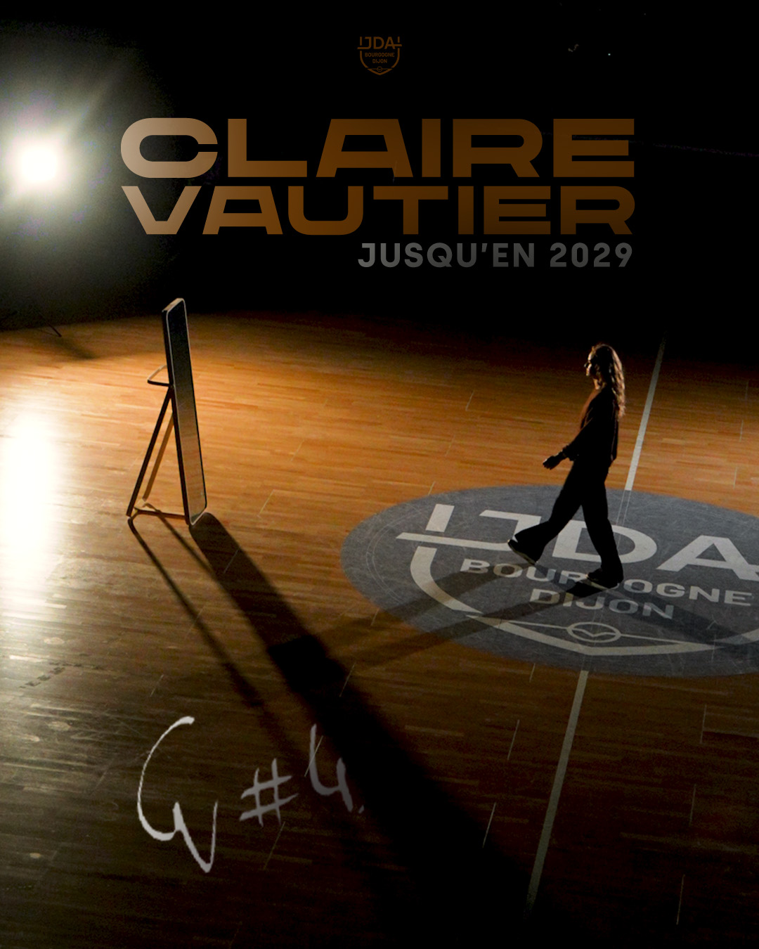 CLAIRE VAUTIER PROLONGE AVEC LA JDA HANDBALL JUSQU’EN 2029